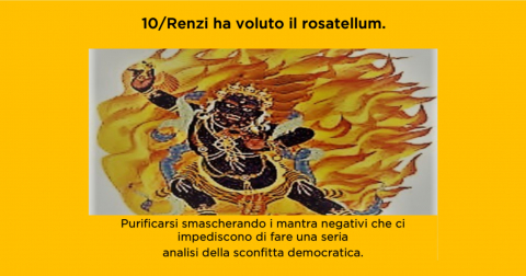 Dossier sui “mantra” scagliati contro il PD. (10/13) Renzi ha voluto il rosatellum.